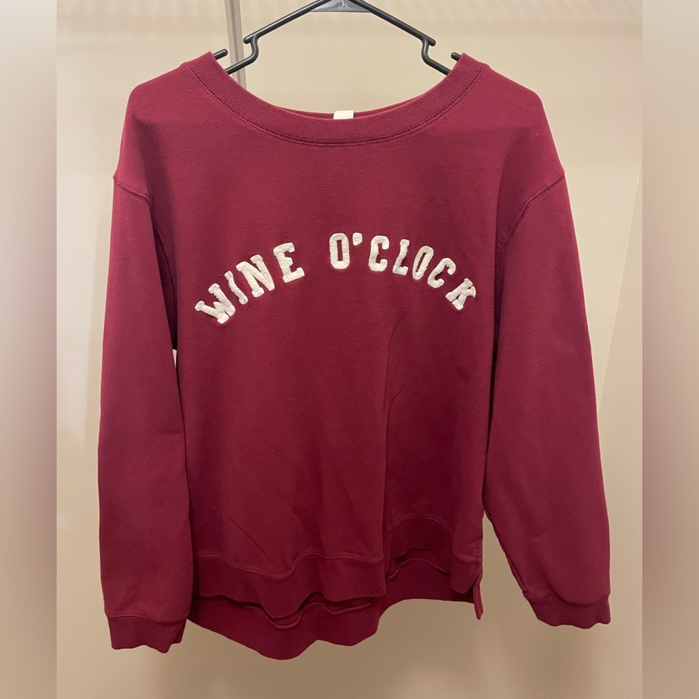 Women’s Wine O’Clock Sweatshirt